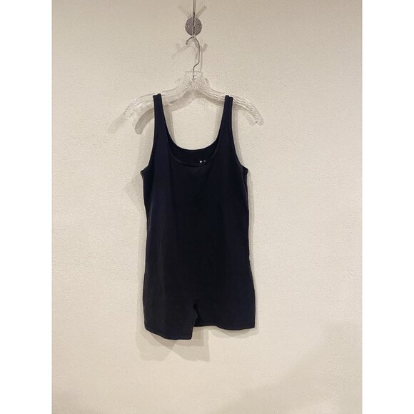 TnAction Shake-It Bodysuit Womens XL Black Sleeveless One Piece Athletic Romper - Picture 2 of 4
